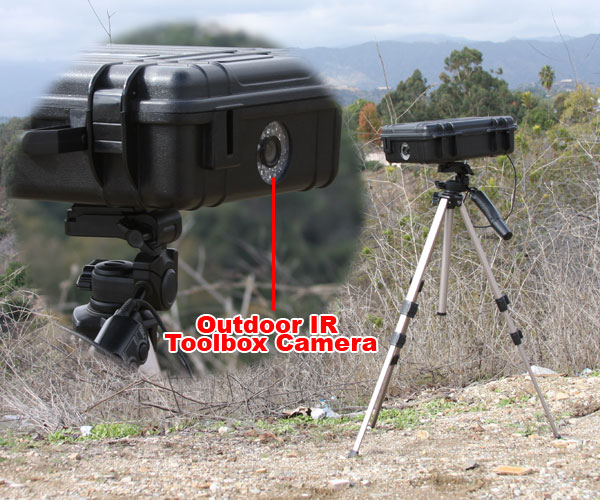 Outdoor Night Vision Tool Box Motion Activated DVR Hidden Spy Camera